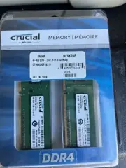 Crucial 16GB Desktop 4-4GB DDR4-2133 1.2v SR X8 Udimm 288p