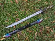 Plastic Scissor 7 Wakizashi Short Sword And Scabbard