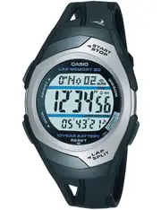 Casio STR-300C-1VEF Black Plastic Womens Watch
