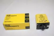 Phillips ECG RLY4143K DPDT Relay 10A 24VDC Adjustable Time Delay On Operate 8Pin
