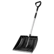 Snow Shovel for Car Driveway - Large Survival Shovel with Aluminum Handle