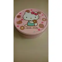 在飛比找蝦皮購物優惠-Hello Kitty  圓形 鐵盒 餅乾盒