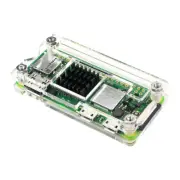 Transparent Acrylic Case For Raspberry Pi Zero W / 2W + Heatsink