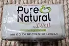 Pure & Natural By Dial Three 4.5 Oz. Soap Bars Hypo Allergenic Soap Bars