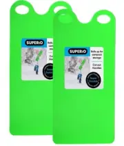 Snow Sled Flexible Carpet Sled 36" Snowboard for Kids-Green 2 Pack