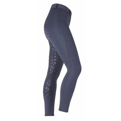 Shires Aubrion Albany Maids Riding Tights - Navy