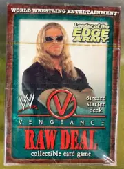 WWE: Raw Deal: Vengeance - Leader of the Edge Army Starter Deck: New and Sealed