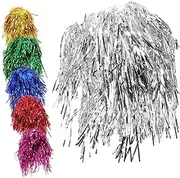 PartyKindom 6 Pcs Colorful Fashion Wig for Women High Temperature Fiber Hair Wigs with Bangs for Daily Use Cosplay Parties Mixed Color
