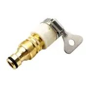 1/2 & 3/4 Inch 2-in-1 Universal Female Adapter Brass Tap to Hose Quick