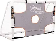 Football Flick Urban Football Target Sheet – 5 Scoring Target Zones – Football Training Net for Penalty Shootouts – Fits All