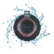 PartyHolics IPX7 Bluetooth Wireless Shower Speaker with Color Changing LED Light