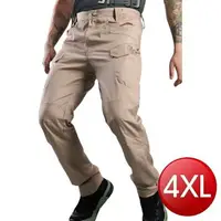 在飛比找樂天市場購物網優惠-防潑水戶外戰術長褲(卡其4XL) [大買家]
