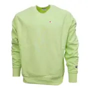 Champion Life Men's Reverse Weave Fleece Crew Neon Light Sweatshirt