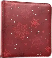 Red Christmas Snow Photo Album Photo Book Self Adhesive Pages Scrap Book Photo Albums Photo Albums For 4x6, 6x8