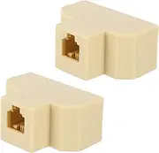3-Way Telephone Splitter Rj11 Socket Splitter Sleek Design Easy Install for Landline Telephones