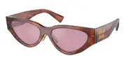 Miu Miu MU03ZS 11Q50D Men's Sunglasses Brown Size 54