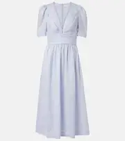 [Zimmermann] Zimmermann Linen midi dress AU 6 blue