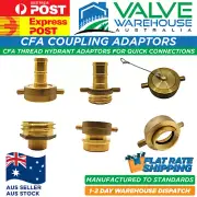 Brass CFA (Country Fire VIC) Fittings-Fire Hose Assemblies & Hydrant Connections