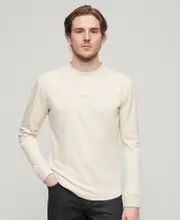Merchant Store - Jersey Grandad Top | Oatmeal Beige