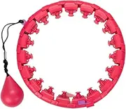 Intelligent Hula Hoop Adjustable 19-28 Section Hula Hoop Fitness Belt 360° Massage Head Weight Belt Trainer Two-in-one Detachable Abdomen Fitness Hula Hoop Fitness for Men and Women