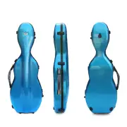 4/4 Violin Case Carbon Fiber Hard Shell Back Strap Handle Hard Case Lightweight