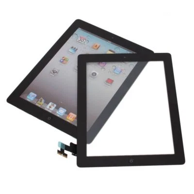 Glass Touch Screen Digitizer W/ Home Button Assembly for iPad 2 2nd Gen Black US