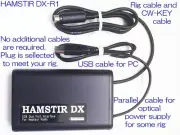 FT8, FT4, JT65, PSK31, RTTY, VoIP, APRS, PC-CW Ham Radio Interface HAMSTIR DX-R1