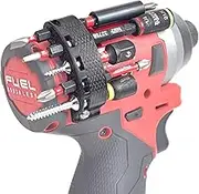 DIY Rabbit M12 Bit Holder for Milwaukee Fuel Impact Surge Drivers. Magnetic 1/4 Hex Drill Bits Organizer for M12 Fuel 2551 & 2553-20, Packout Tool Holder Accessories