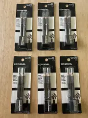 6 x COVERGIRL Easy Breezy Brow Fill + Define Brow Pencil 2pks 505 Rich Brown