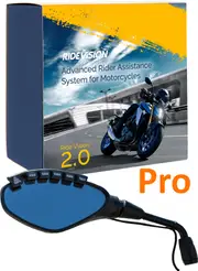 Ride Vision 2.0 Pro w. LED Indicator, driver assistance system