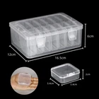 Small Bead Organizers Set Clear Bead Storage Containers Portable Bead wuadj