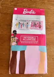 Barbie Reversible Standard Size Pillow Case