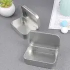 6 PCS/Set Empty Rectangular Tins Empty Jars Candy Box Lid
