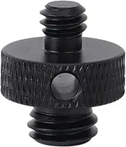 Camera Screw Adapter,1/4 Inch to 3/8 Inch Male Threaded Screw Mount Adapter,Aluminum Alloy Screw Accesosry,for Tripod Camera Cage Ball Head Gimbal (Black (A54-1))