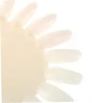 OATIPHO 10pc Sunflower Shape Nail Art Acrylic Tips Display Boards Nail Supplies for Professionals