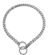 iFCOW Dog Chain Collar, Dog Training Chain Collar Stainless Steel Dog Collar Training Choker for Small Medium and Large Dogs