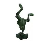 Sill & Sage Cast Iron Tree Pose Frog 16.90cm Home/Garden Decor Outdoor Ornament