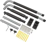 Kayak Wall Mount Rack Foldable Telescopic 50KG Load Bearing Hooks Hanger for Car Roof Box, Canoes, Kayaks; Made of Aluminum Alloy