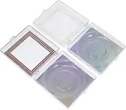 HONITANO 2pcs False Eyelash Case Lash Tray Rhinestone Decor Safe Storage Display Box