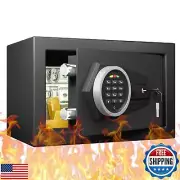 Karbeen 0.5 Cub Fireproof Safe Box, Small Safe with Digital Keypad, Mute Func