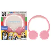 Kid Safe 2-In-1 Bluetooth and Wired Headphones - Pink by Altec Lansing for Ki...