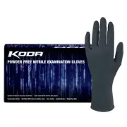 KODA GL-NCF235BKFS 5.5 mil Powder-Free Nitrile Exam Gloves for Sensitive Skin...