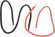 GLEAVI 1 Pair Battery Inverter Cables Wire for Automotive Power Supply Flexible Flame Retardant High Temperature Resistant
