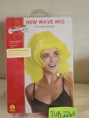 New Wave Wig 80's Neon Retro Fancy Dress Halloween Costume Accessory