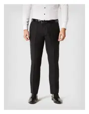 [Politix] Ultra Slim Fit Tuxedo Pant in Black Chintz