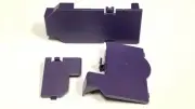 Old Skool Replacement Game Cube System Bottom Cover Set - Purple