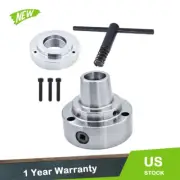 5C Collet Lathe Chuck 2-1/4" x 8 Threaded Hole Connection Plate 5"