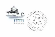 V-Twin Chrome Rear 4 Piston Caliper and 11-1/2" Disc K 23-1097