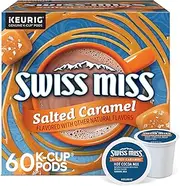 Swiss Miss Salted Caramel Hot Cocoa, Keurig Single Serve K-Cup Pods, 10 Count (Packs of 6)