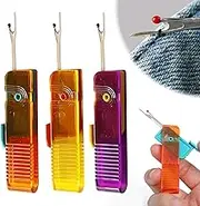 MimanKu Seam Ripper, Folding Seam Rippers for Sewing, Small Threadripper, Portable Thread Cutter, Mini Clothes Tag Remover, Stitch Remover Tool for Needlework, DIY, Crafting 3 Pack